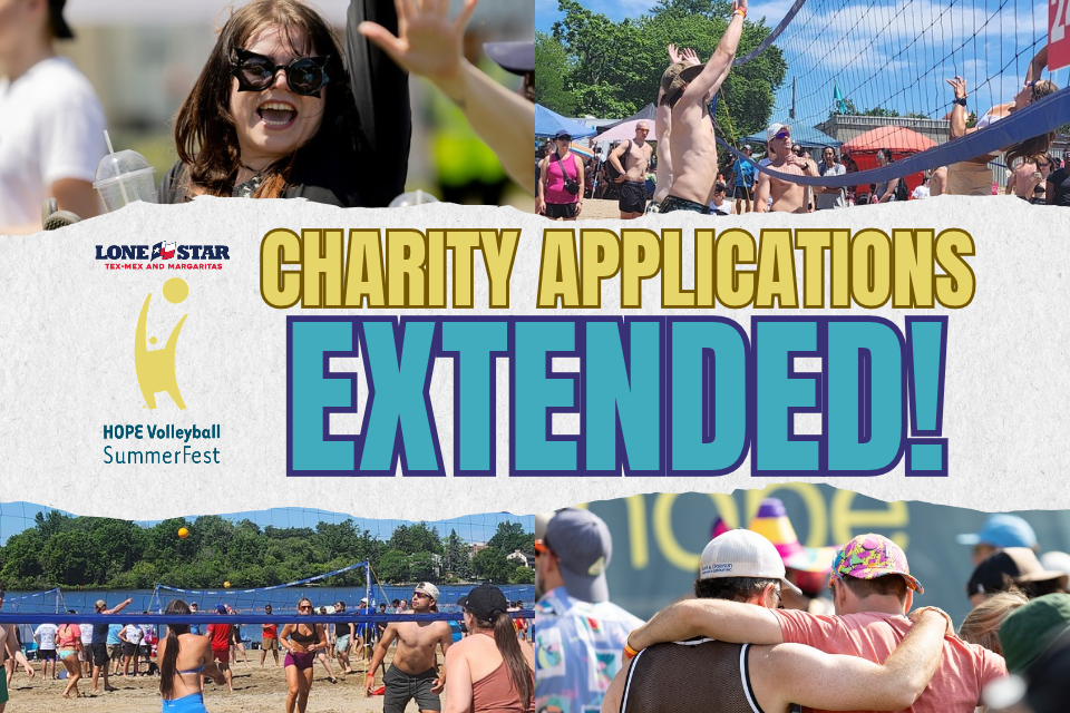 2027 Charity Applications Extended!